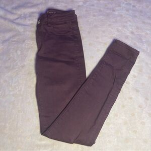 American Eagle Outfitters Plum Jeggings